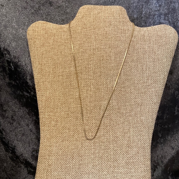 Vintage Gold Tone Serpentine Chain Necklace - Picture 1 of 3